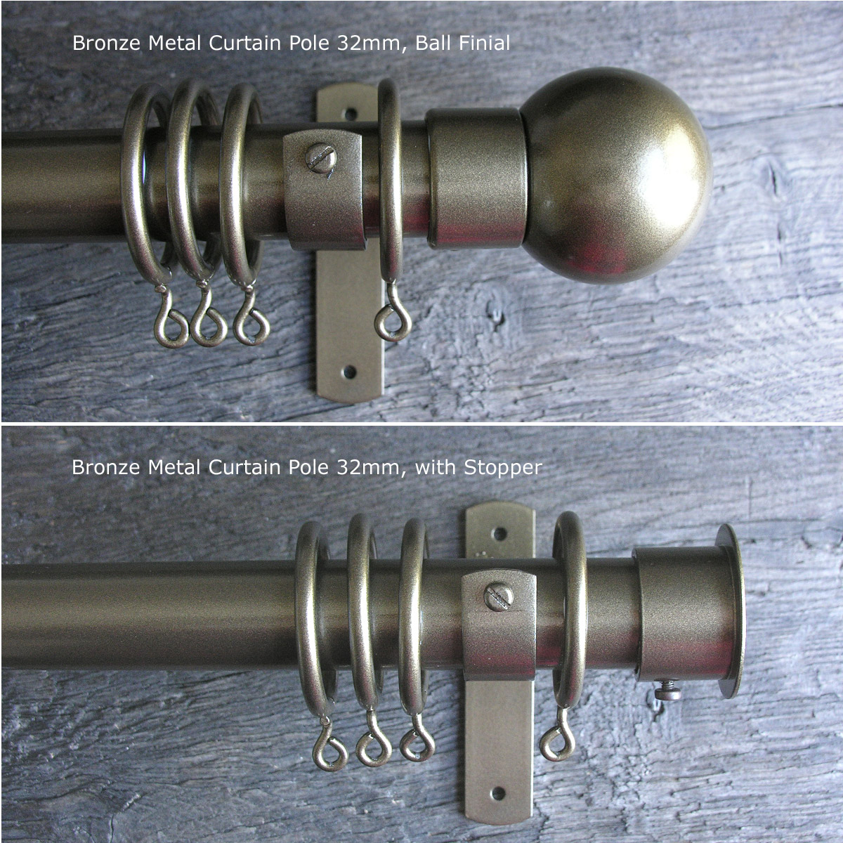 Bronze Curtain Pole