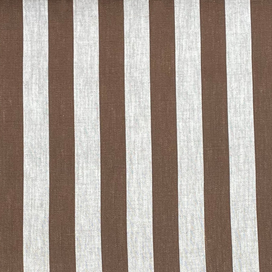Beta Linen Stripe - Brown