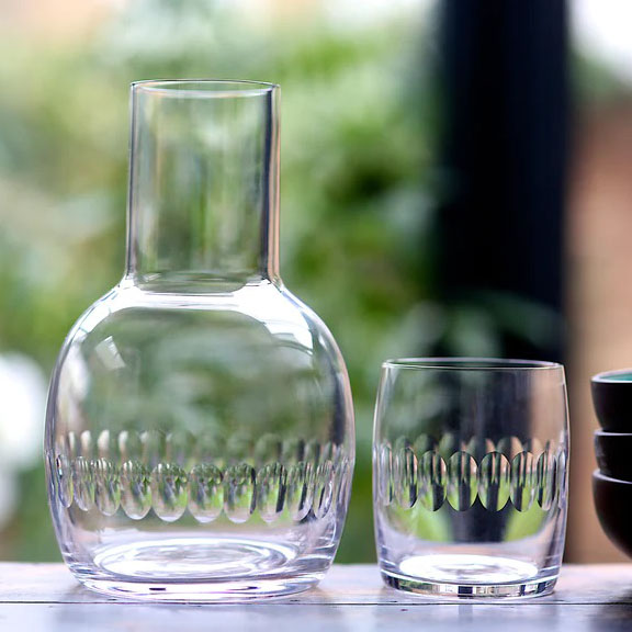 Crystal Carafe Set - Lens Design