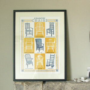 Country Chairs, Unframed Print by James Brown - Image 2