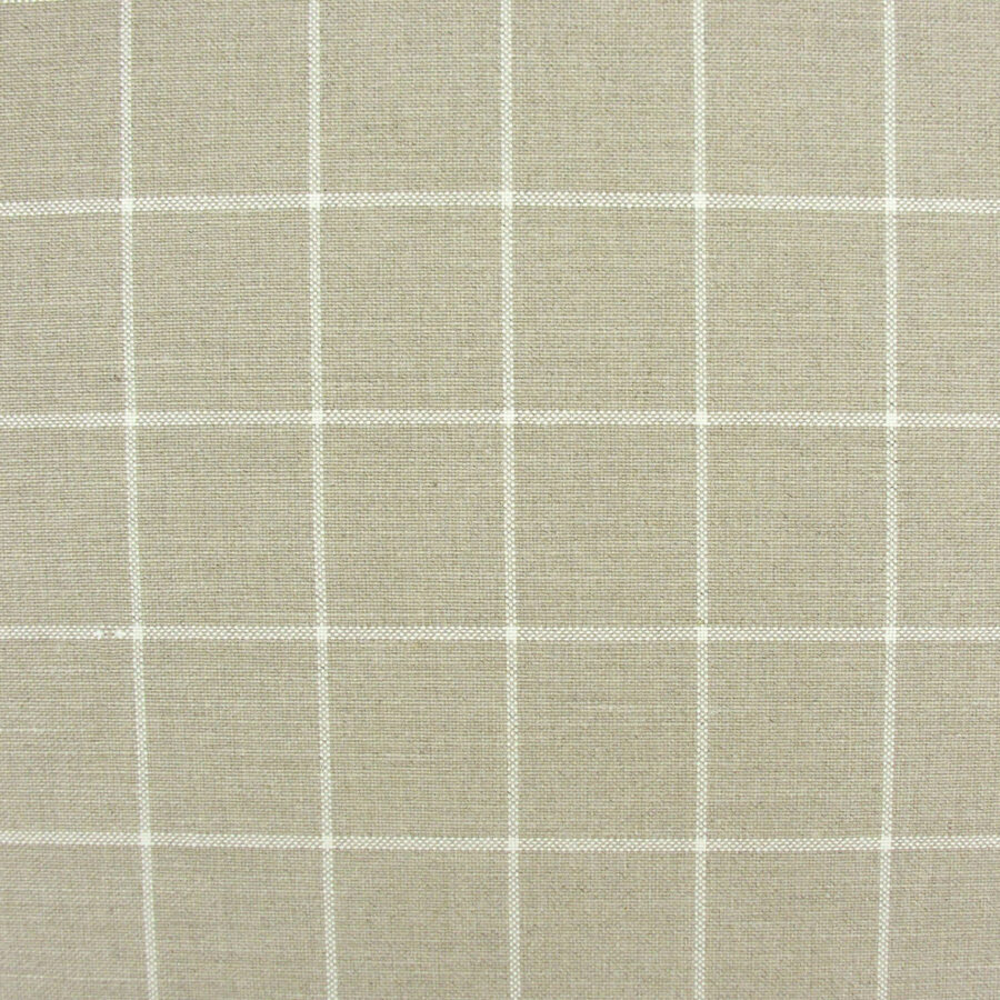 Linen Check - Oatmeal