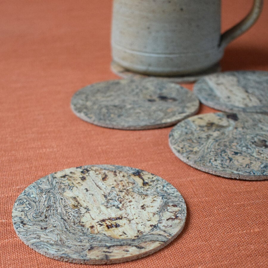 Set of Four Cork Coaster