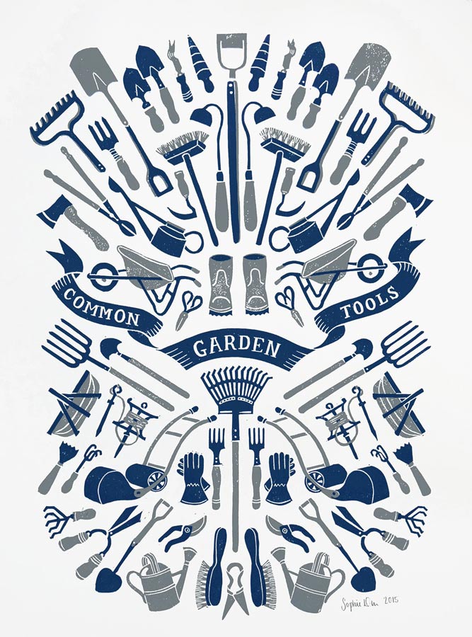 Common Garden Tools by Sophie Elm