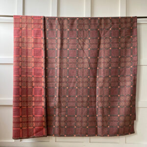 Knot Garden Welsh Throw - Copper - Image 5