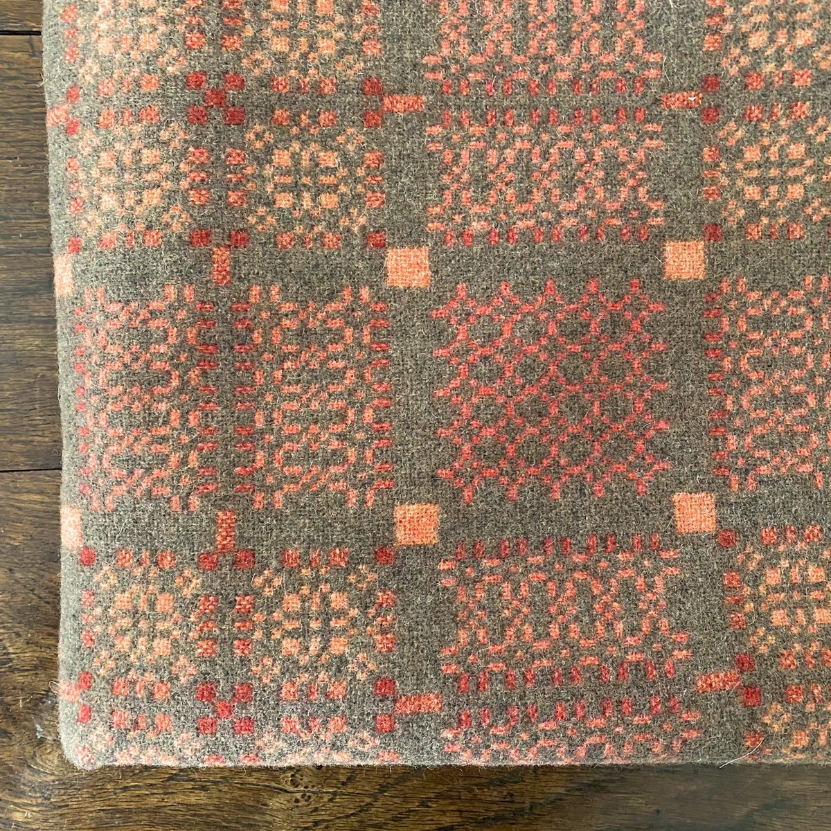 Knot Garden Welsh Throw - Copper - Image 1
