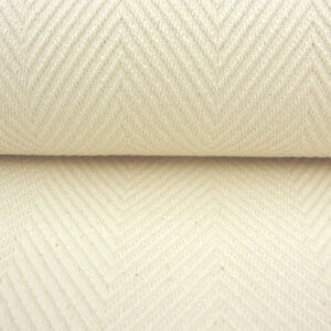 Plantation Cotton Herringbone - Cream - Image 3