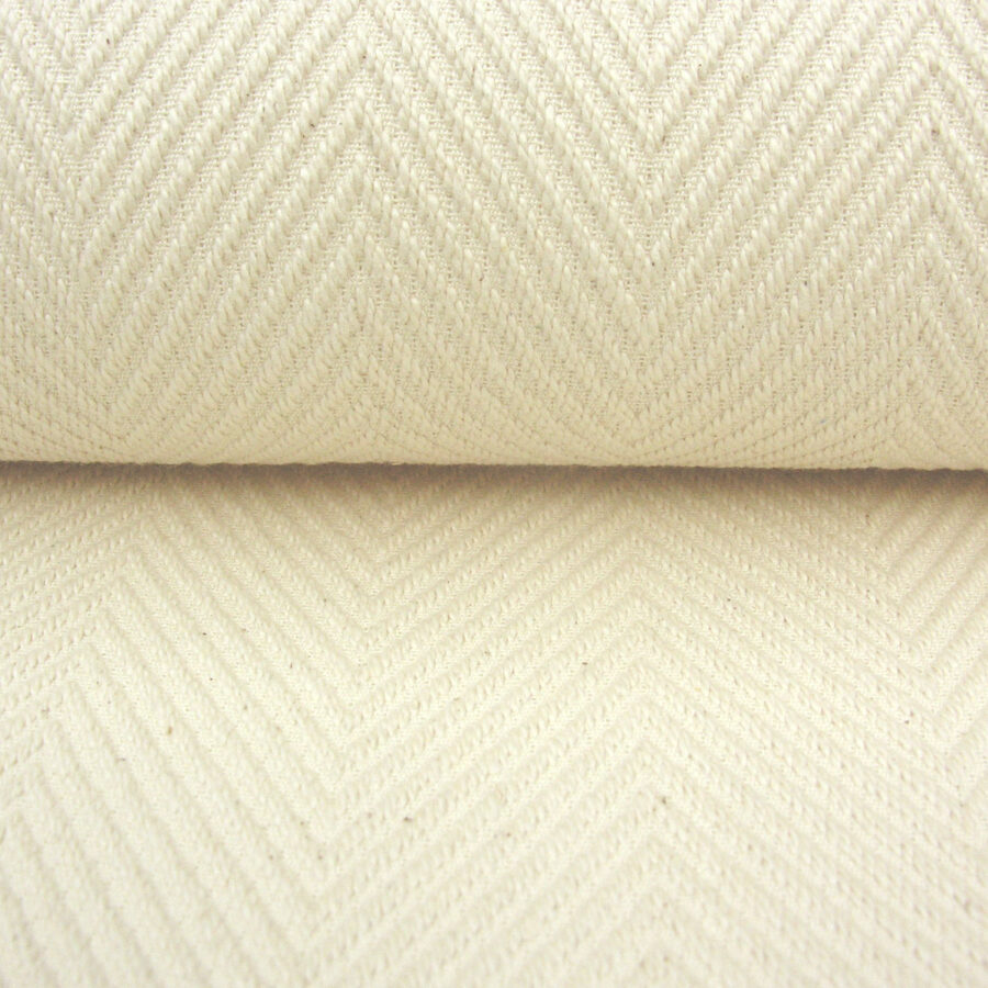 Plantation Cotton Herringbone - Cream