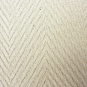 Plantation Cotton Herringbone - Cream - Image 2
