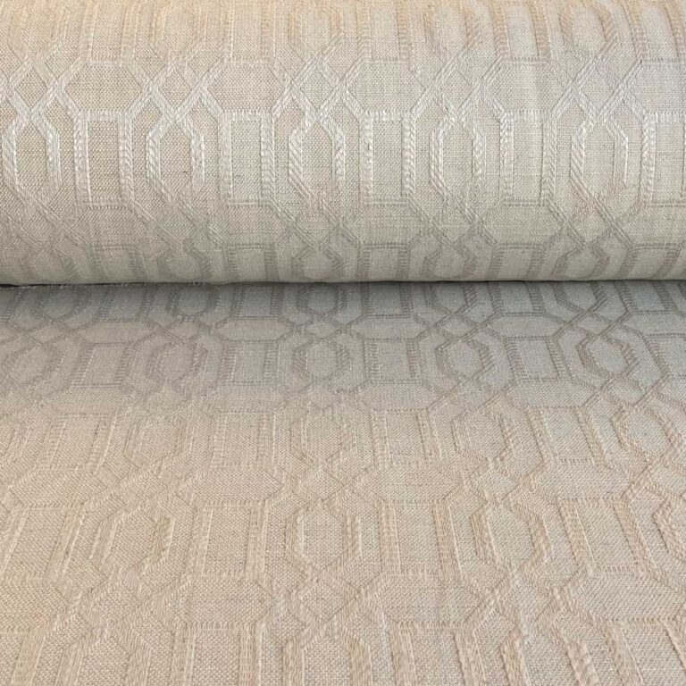 Upholstery Fabric Lattice - Cream - Image 5