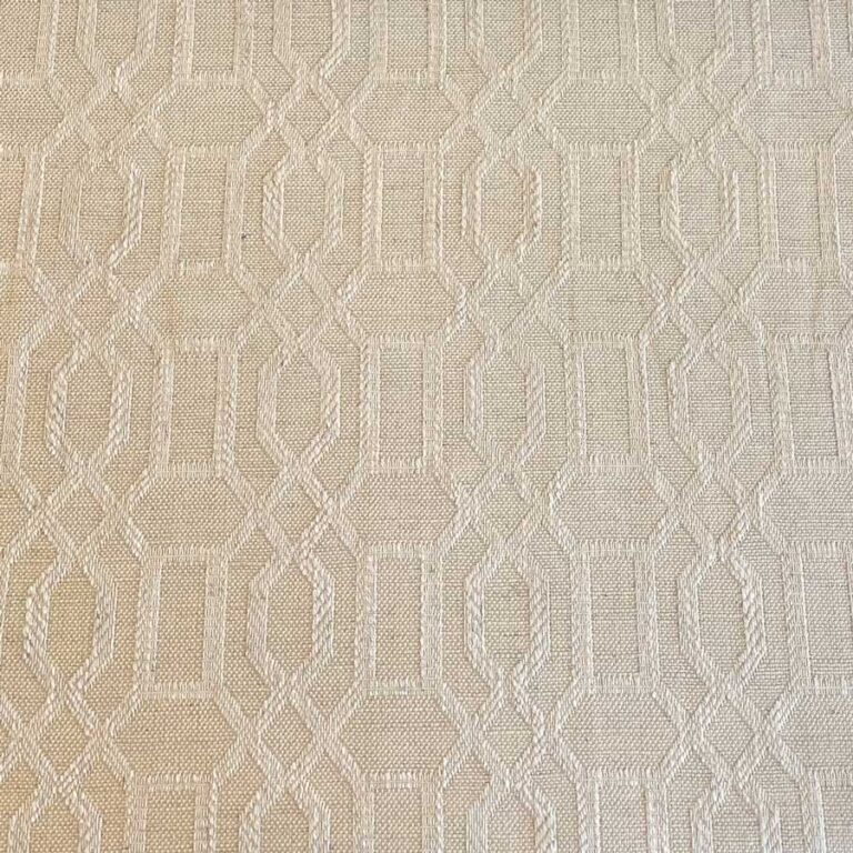 Upholstery Fabric Lattice - Cream - Image 3