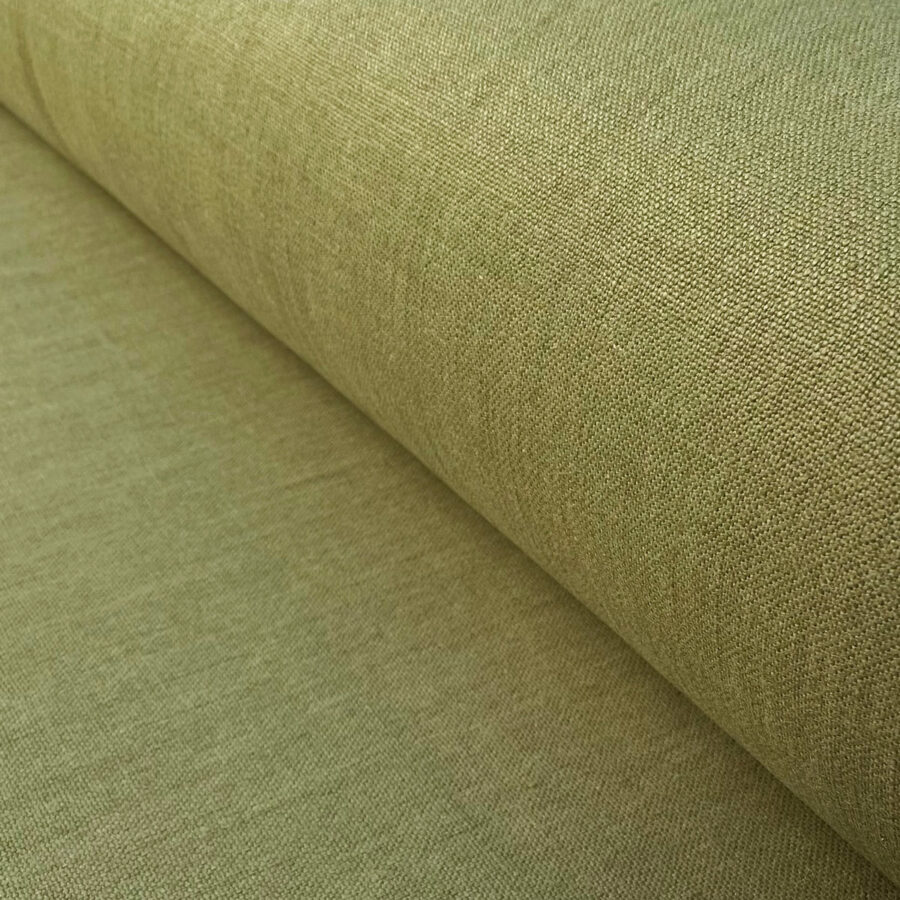 Olive Green natural linen