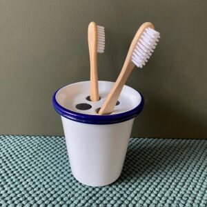 Enamel Toothbrush Holder - Image 1