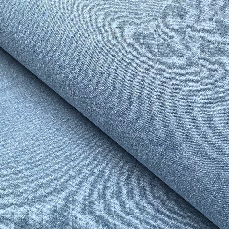 Extra Wide Fabric in mid blue