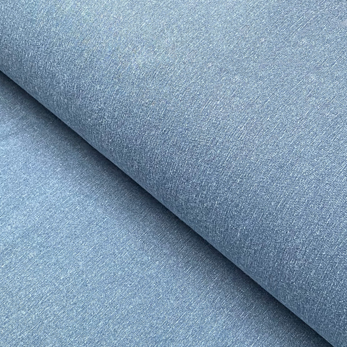 Extra Wide Fabric in mid blue