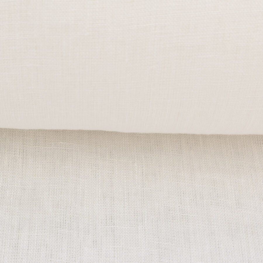 Extra Wide sheer Linen Ivory