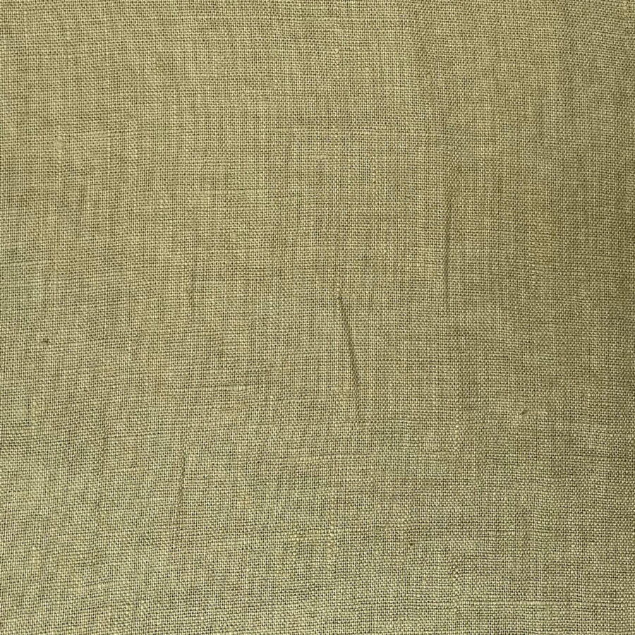 Washed Linen Khaki Green
