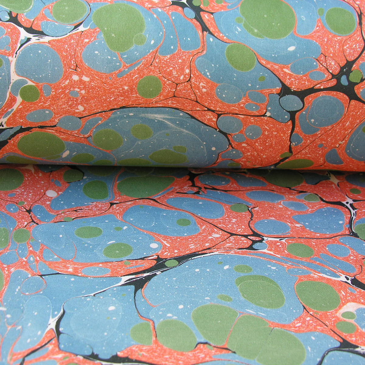 Marbled Fabric, Marbled curtain fabric