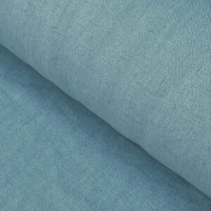 French Washed Linen - Bluestone - Image 4