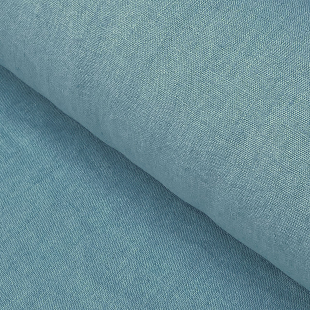 French Washed Linen - Bluestone - Image 4
