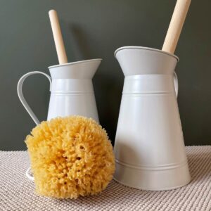 Loo Brush in Galvanised Jug - Image 1