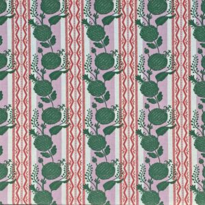 Haddon Stripe - Pink and Leaf Green - Image 2