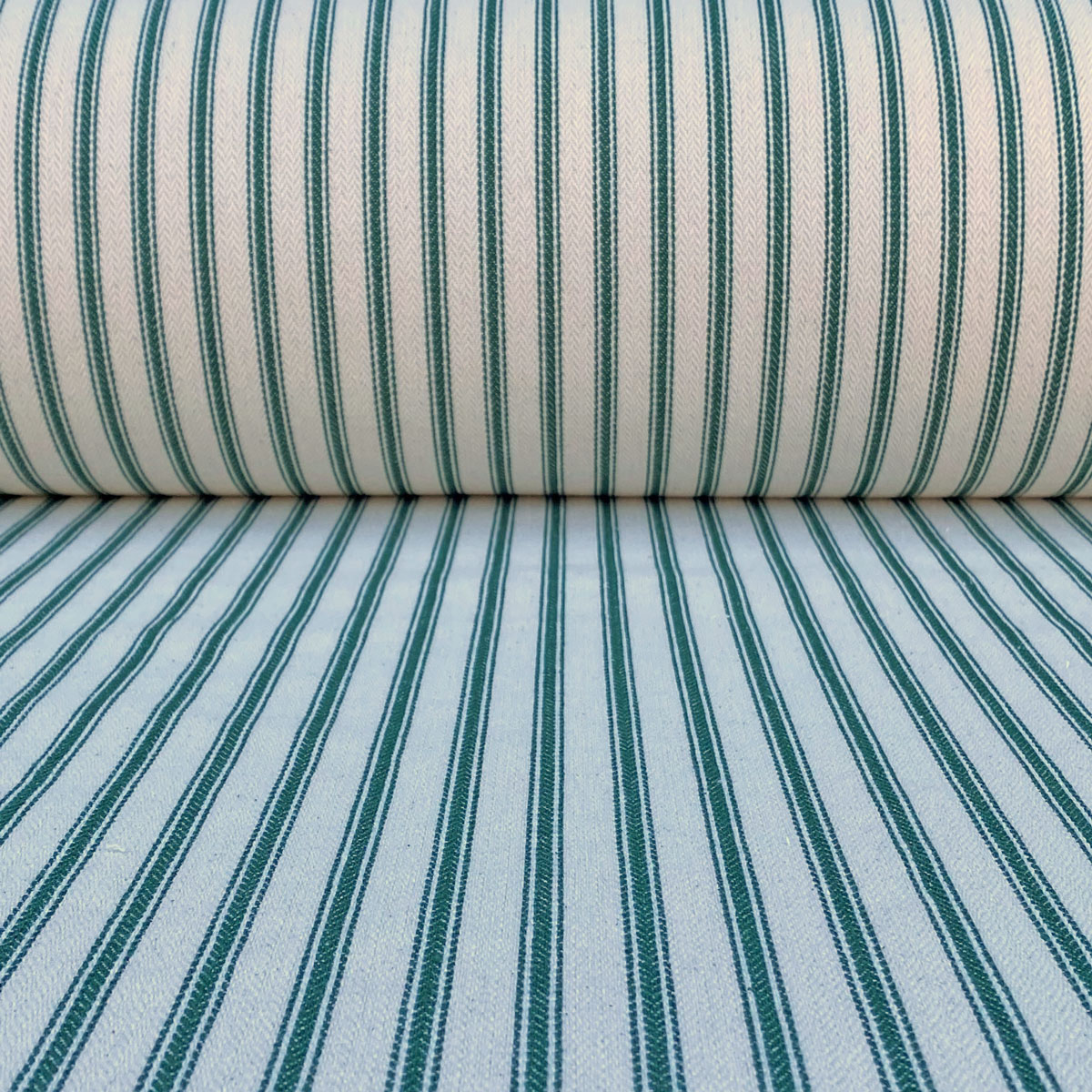 Hampton Ticking - Dark Green - Image 3