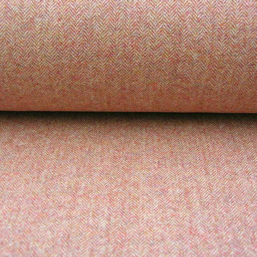Wool Herringbone - Blood Orange