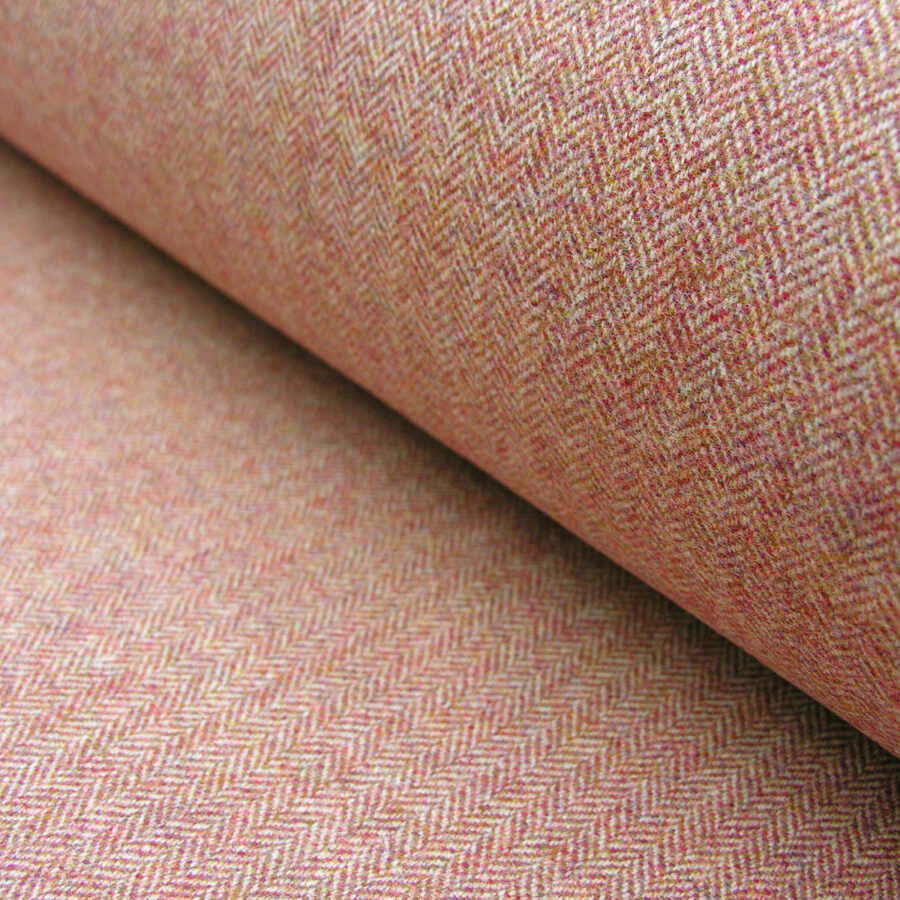Wool Herringbone - Blood Orange