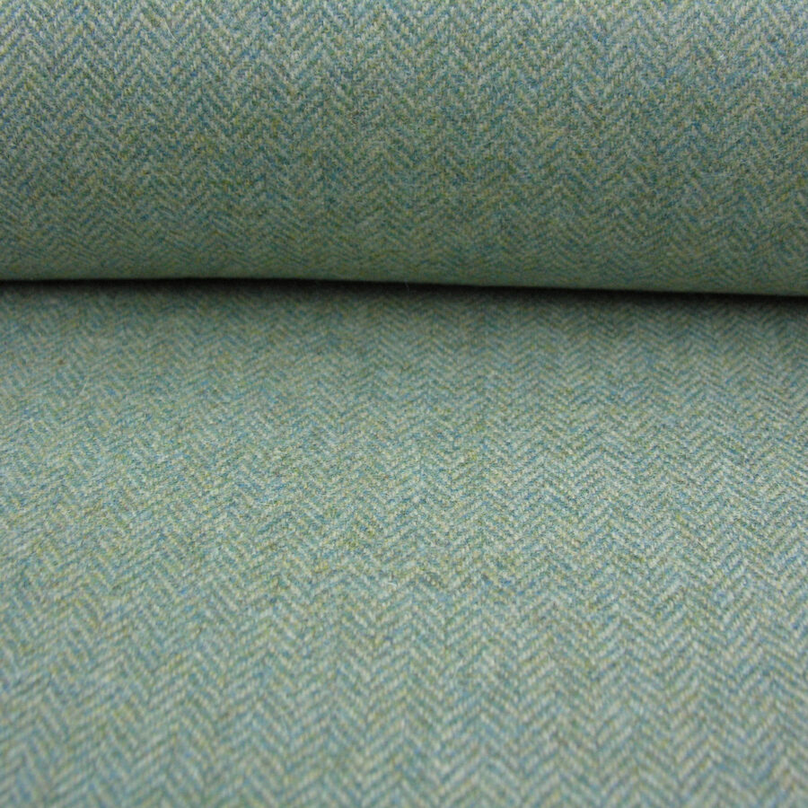 Wool Herringbone - Seagreen