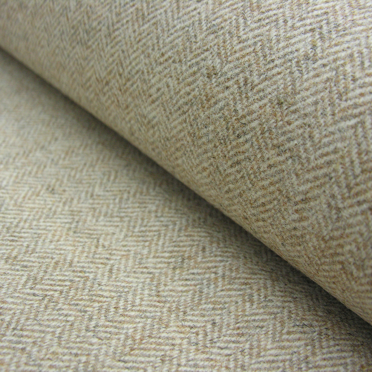 Wool Herringbone - Oatmeal - Image 1