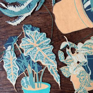 Recycled Paper Garland - Houseplants - Image 3