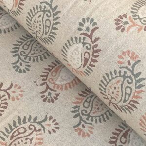 Extra Wide Fabric plum and blush pink