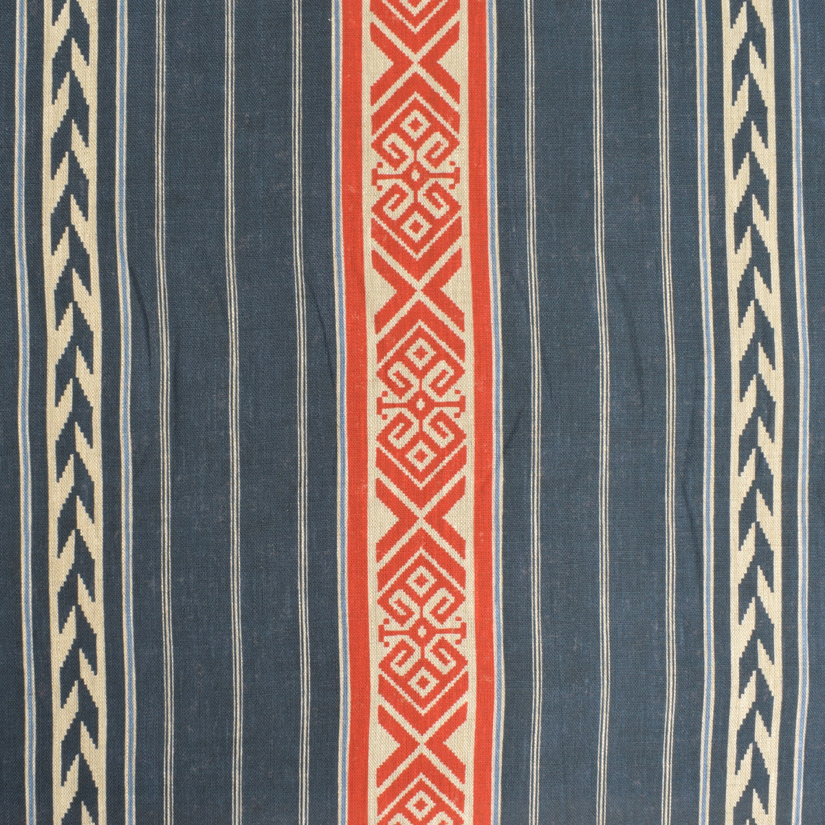 Kolomyya Linen Stripe - Indigo - Image 2