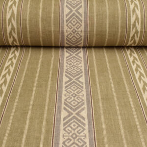 Kolomyya Linen Stripe - Sage - Image 3