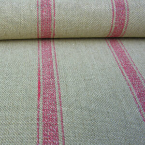 Angus Linen Stripe Nordic - Peony - Image 3