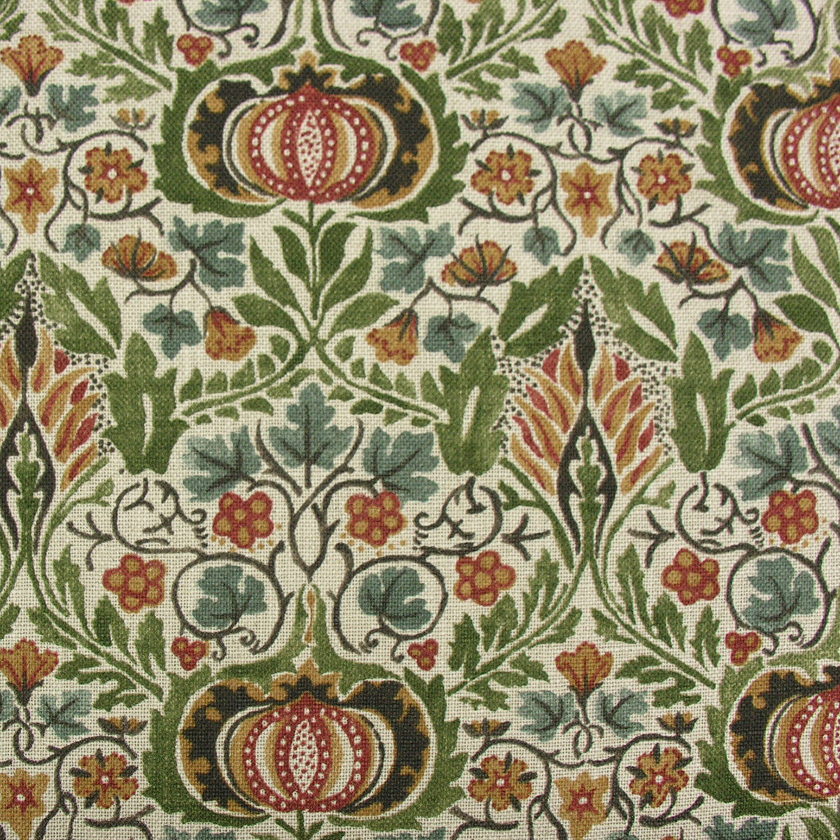 William Morris Little Chintz - Olive and Ochre - Image 2