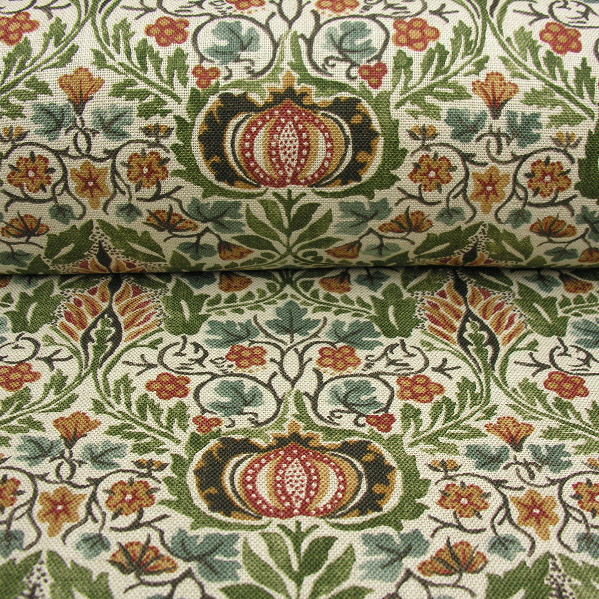 William Morris Little Chintz - Olive and Ochre - Image 3