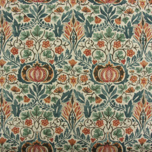 William Morris Little Chintz - Teal and Saffron - Image 2
