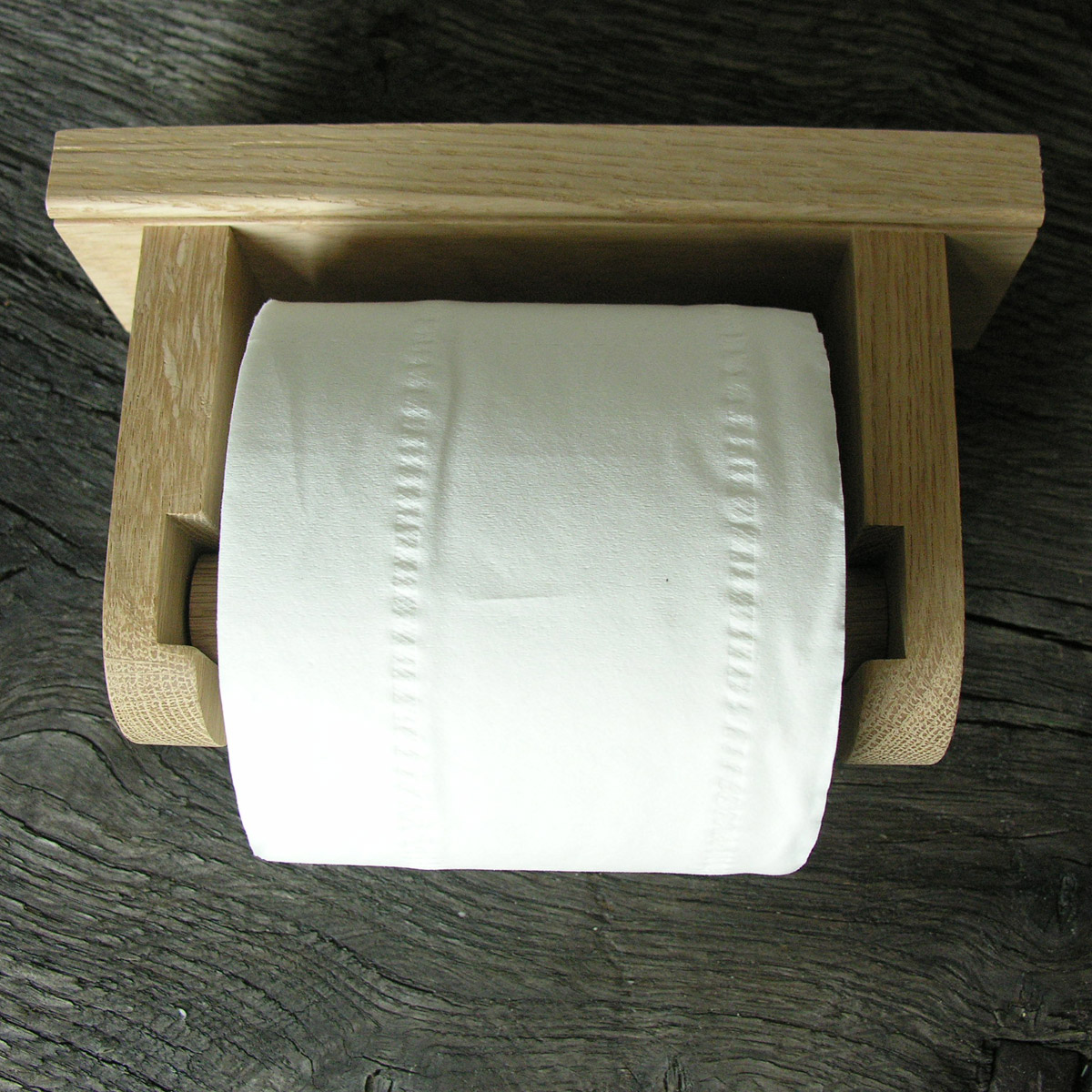 Oak Loo Roll Holder - Image 1