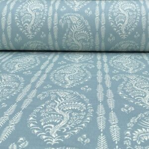 Larisa Stripe - Duckegg and Ivory - Image 3