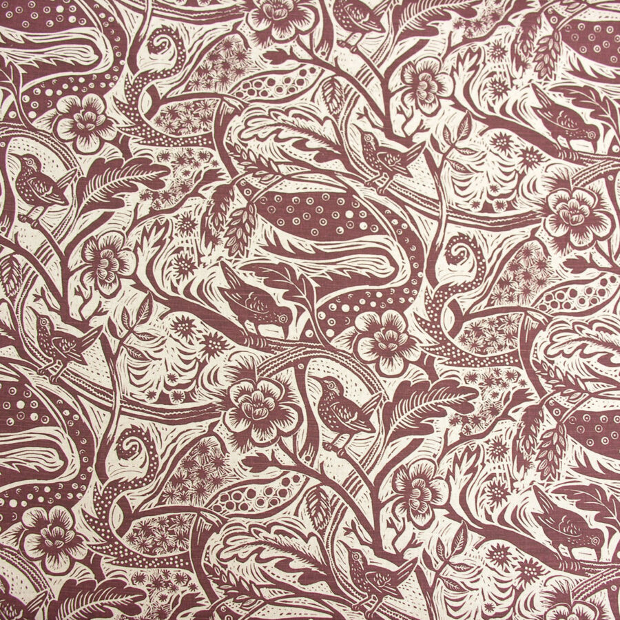 Mark Hearld Wren - Burgundy