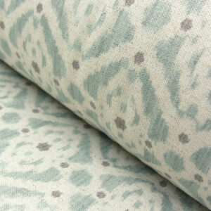 Extra wide ikat soft blue