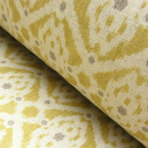 extra wide fabric mustard ikat