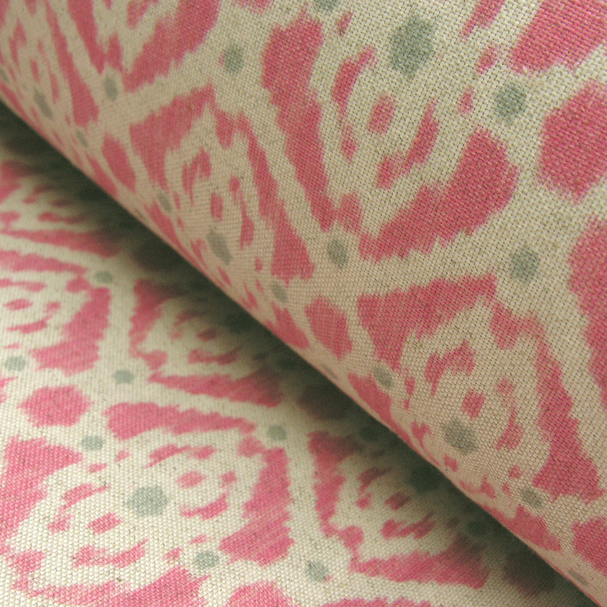extra wide fabric rose pink ikat