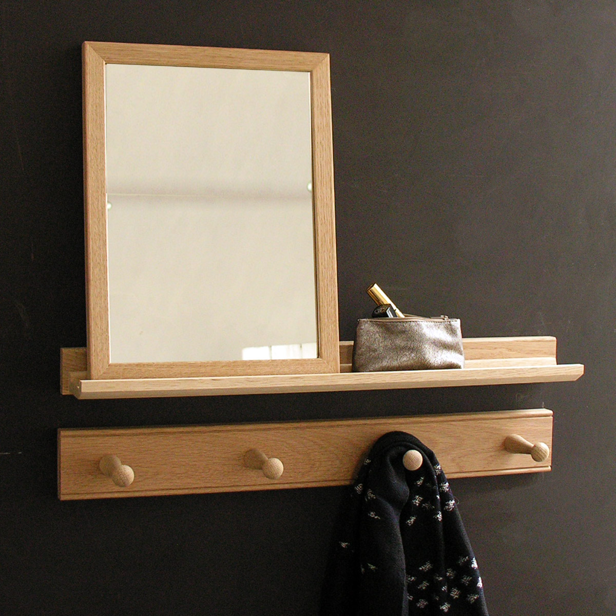 Oak Framed Mirror - Image 1