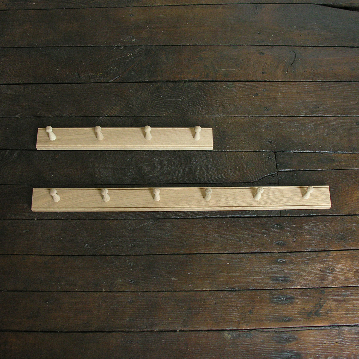 Oak Peg Rail