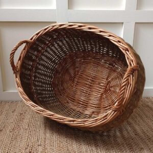 Large Oval Log Basket - Image 2