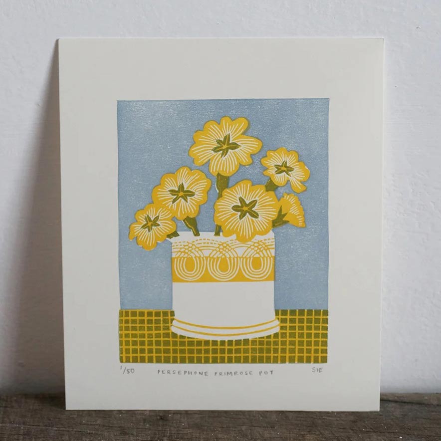 Persephone Primrose Pot by Sophie Elm - Yellow