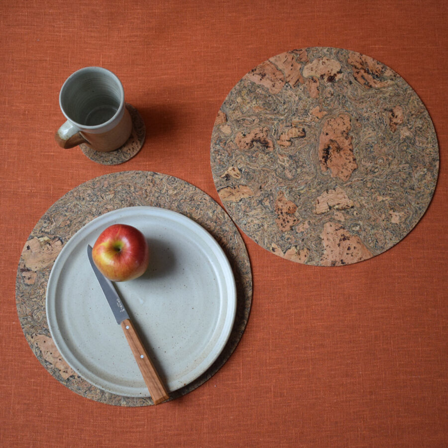 Cork Table mat classic round
