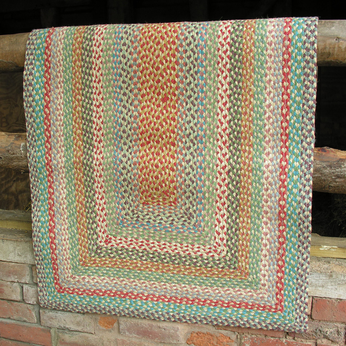 Braided Organic Jute Rug Carnival - Image 4